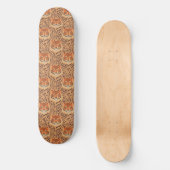 Naadloos tijgerstreeppatroon persoonlijk skateboard (Voorkant)