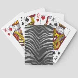 Naadloos tijgerstreeppatroon pokerkaarten