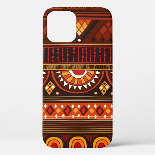 Naadloos tribal patroon. Case-Mate iPhone case (Achterkant)