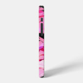 Naadloos tropisch bloem-, plant- en bladpatroon b iPhone hoesje (Linkerkant)
