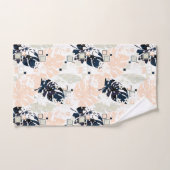 Naadloos tropisch oerwoud laat monstera palm-monst bad handdoek (Handdoek)