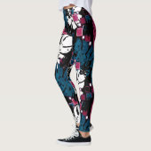 Naadloos tropisch oerwoud laat monstera palm-monst leggings (Links)