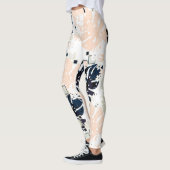 Naadloos tropisch oerwoud laat monstera palm-monst leggings (Links)