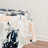 Naadloos tropisch oerwoud laat monstera palm-monst tafelkleed (Voorbeeld)