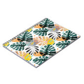 Naadloos tropisch patroon. Groene bladeren van een Notitieboek (Linkerzijde)