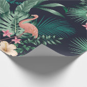 naadloos tropisch patroon met duw- en naaldbladere cadeaupapier (Hoek)