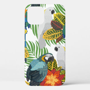 Naadloos tropisch patroon met papegaaien. Case-Mate iPhone case