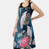 Naadloos tropisch patroon met papegaaien.  schort (Insitu)