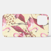 Naadloos tropisch patroon met roze flamingo, lev Case-Mate iPhone case (Achterkant (horizontaal))