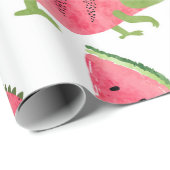 Naadloos tropisch patroon met schattige waterverf  cadeaupapier (Rol Hoek)