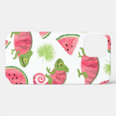 Naadloos tropisch patroon met schattige waterverf  Case-Mate iPhone case (Achterkant (horizontaal))