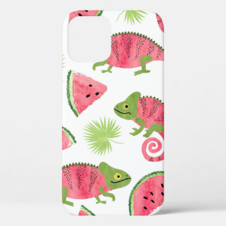 Naadloos tropisch patroon met schattige waterverf Case-Mate iPhone case