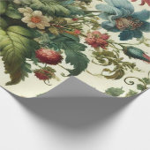 Naadloos tuinontwerp cadeaupapier (Hoek)