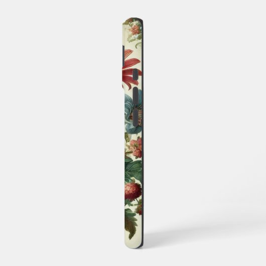 Naadloos tuinontwerp iPhone 16 hoesje (Linkerkant)