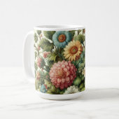 Naadloos tuinontwerp koffiemok (Voorkant links)