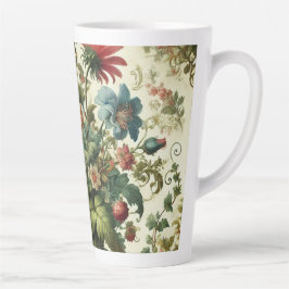 Naadloos tuinontwerp latte mok