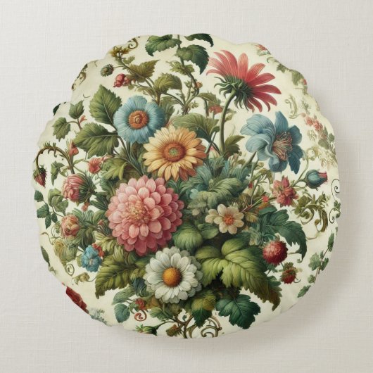 Naadloos tuinontwerp rond kussen (Voorkant)