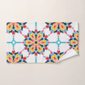 Naadloos Turks kleurig design Handdoek (Handdoek)