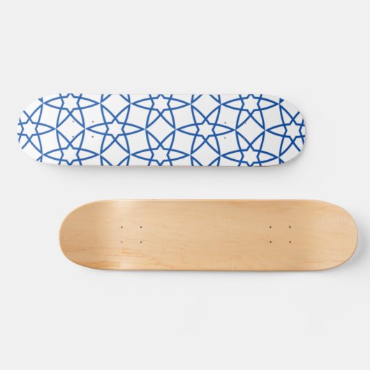Naadloos Turks kleurrijk Arabisch design Persoonlijk Skateboard (Horizontaal)