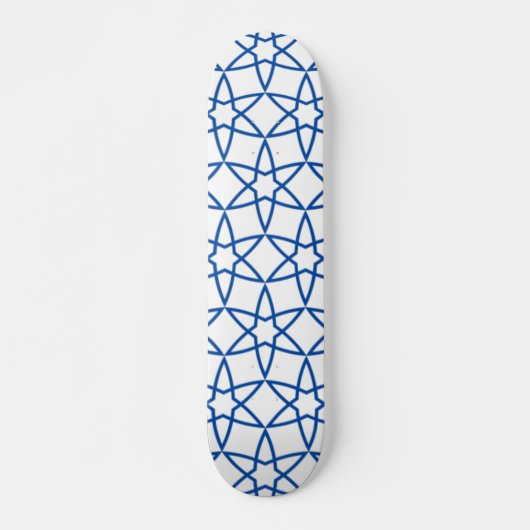 Naadloos Turks kleurrijk Arabisch design Persoonlijk Skateboard (Voorkant)
