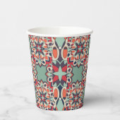 Naadloos Turks kleurrijk Papieren Bekers (Links)