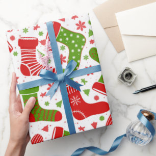 Naadloos vectorpatroon met verschillende kerst cadeaupapier
