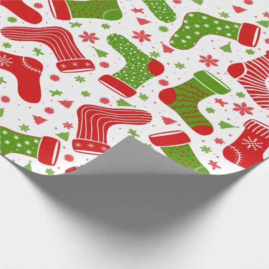 Naadloos vectorpatroon met verschillende kerst cadeaupapier (Hoek)