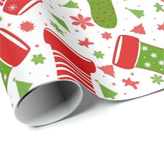 Naadloos vectorpatroon met verschillende kerst cadeaupapier (Rol Hoek)