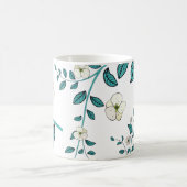 Naadloos ventilatorpatroon koffiemok (Center)