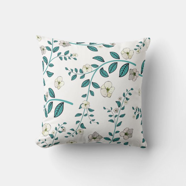 Naadloos ventilatorpatroon kussen (Voorkant)