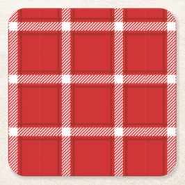 Naadloos vierkant, abstract patroonontwerp kartonnen onderzetters