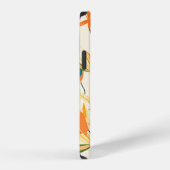 Naadloos vintage bloempatroon. Oranje rangschikkin iPhone Hoesje (Rechterkant)