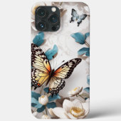 Naadloos vlinderbloempatroon Case-Mate iPhone case (Achterkant)