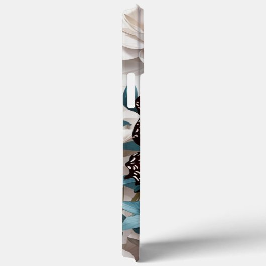 Naadloos vlinderbloempatroon Case-Mate iPhone case (Achterkant / Rechts)