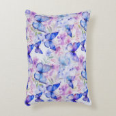 Naadloos vlinderpatroon Accent Pillow Accent Kussen (Voorkant(Verticaal))