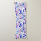 Naadloos vlinderpatroon Lichaamskussen (Voorkant Verticaal)