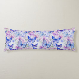 Naadloos vlinderpatroon Lichaamskussen