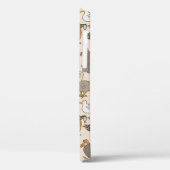 naadloos vogelpatroon Case-Mate iPhone case (Achterkant / Links)
