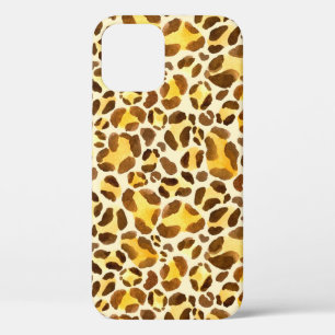 Naadloos waterverf-luipspatroon Case-Mate iPhone case