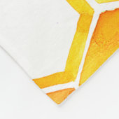 Naadloos waterverf met honingraten en li fleece deken (Hoek)