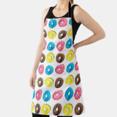 Naadloos waterverf met kleine donuts schort (Insitu)
