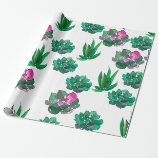 Naadloos waterverf patroon met sappen cadeaupapier