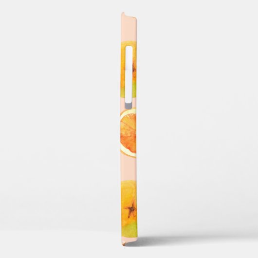 Naadloos waterverf patroon met tangerines Case-Mate iPhone case (Achterkant / Links)