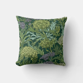Naadloos William Morris stijl bloempatroon Kussen