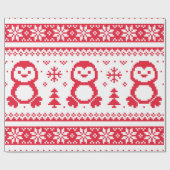 Naadloos winterpatroon kerstpapier cadeaupapier (Vlak)