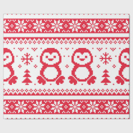 Naadloos winterpatroon kerstpapier cadeaupapier