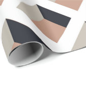 Naadloos wit rooster cadeaupapier (Rol Hoek)