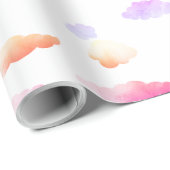 Naadloos wolkenpatroon inpakpapier (Rol Hoek)