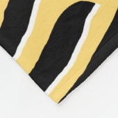 Naadloos zebrapatroon, dierlijk. behang, abstract fleece deken (Hoek)