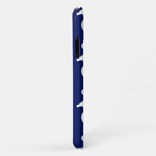 Naadloos zeepaardpatroon Case-Mate iPhone case (Achterkant/rechts)